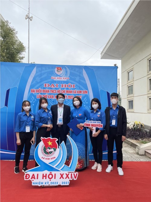 Trường Tiểu học Kim Sơn tham gia Đại hội Đoàn TNCS Hồ Chí Minh xã Kim Sơn lần thứ XXIV